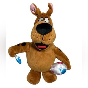 Gemmy Scooby Doo Animated Singing 10" Plush Bunny Hop Easter WORKS.